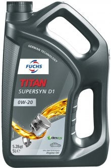 FUCHS TITAN SUPERSYN D1 0W-20 5L motorolaj