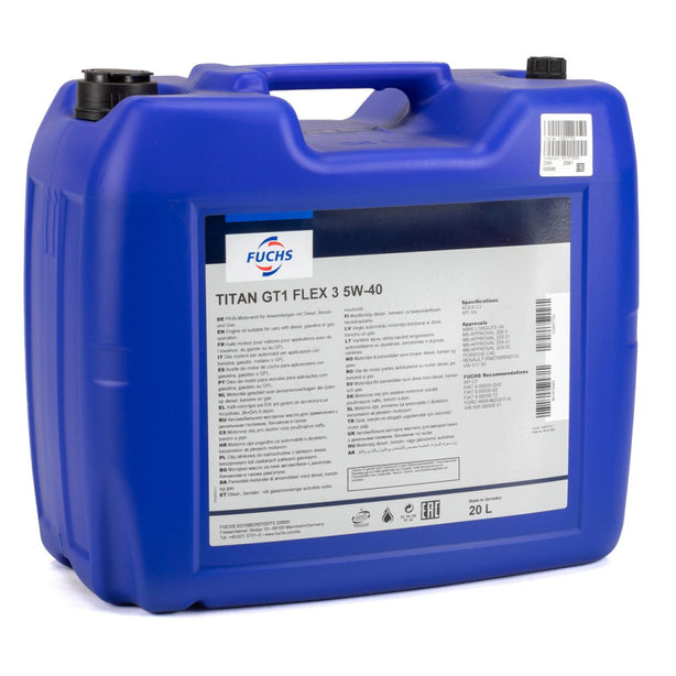 FUCHS TITAN GT1 FLEX 3 5W-40 20L motorolaj