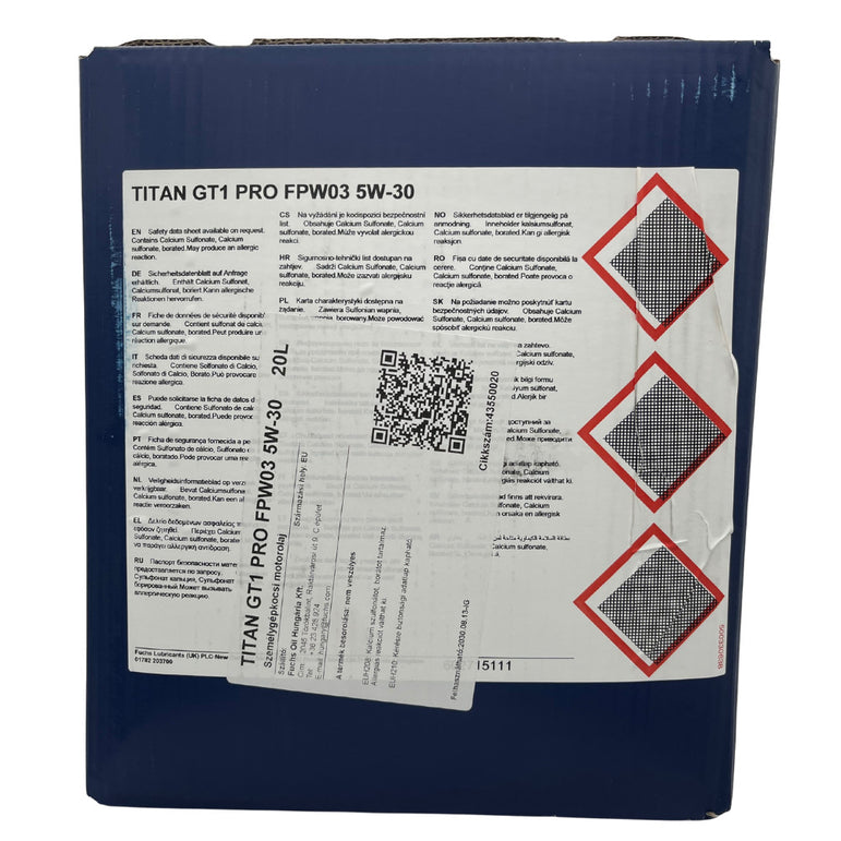 FUCHS TITAN GT1 PRO FPW03 5W-30 20L motorolaj