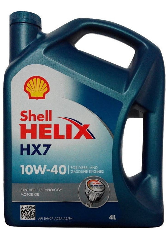 SHELL HELIX HX7 10W-40 4L motorolaj