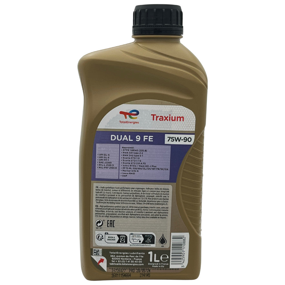 TOTAL Traxium DUAL 9 FE 75W-90 1L váltóolaj