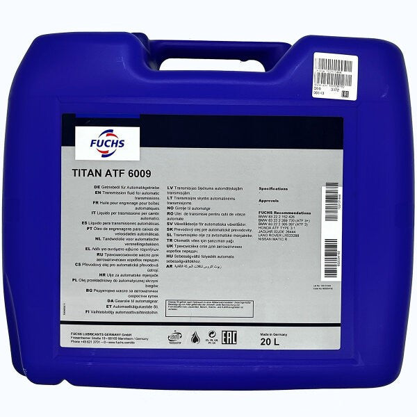 FUCHS TITAN ATF 6009 20L automata váltóolaj