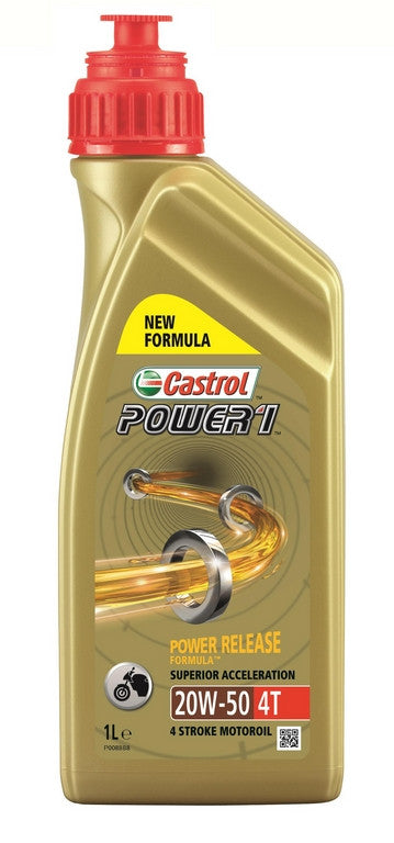 CASTROL POWER 1 4T 20W-50 (Actevo) 1L motorkerékpár motorolaj