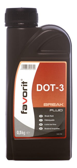 FAVORIT DOT 3 (fékfolyadék) 0,5L