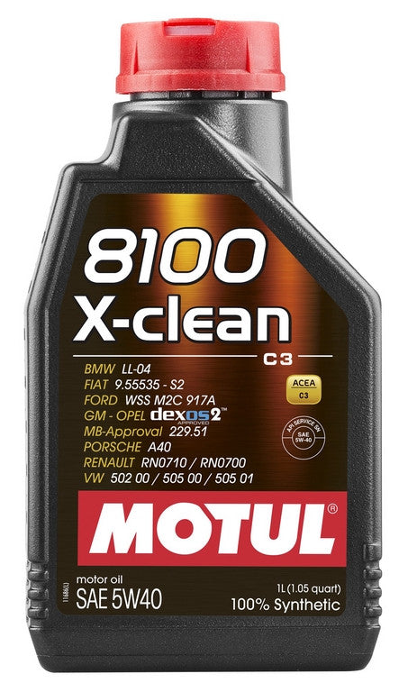 MOTUL 8100 X-clean 5W-40 1L motorolaj