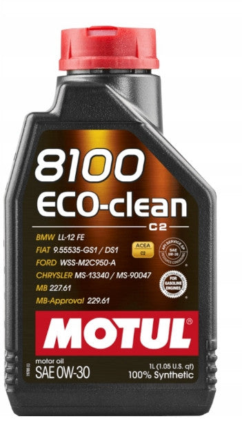 MOTUL 8100 ECO-CLEAN 0W-30 1L motorolaj
