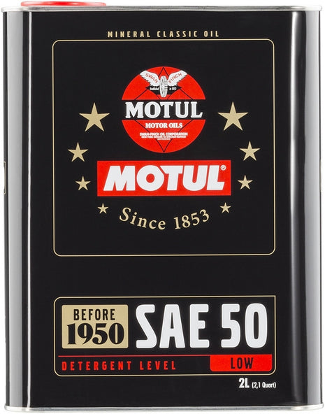 MOTUL Classic Oil SAE 50 2L oldtimer motorolaj