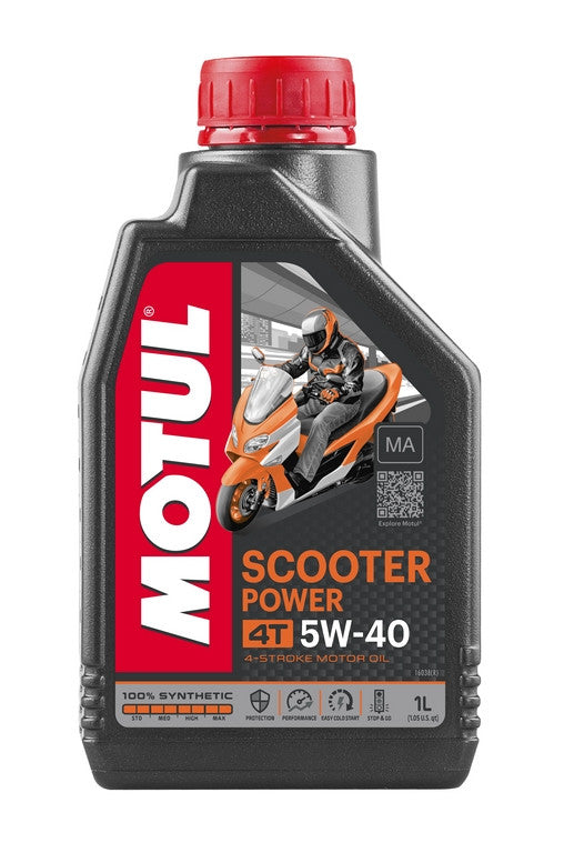 MOTUL Scooter Power 4T MA 5W-40 1L motorkerékpár motorolaj