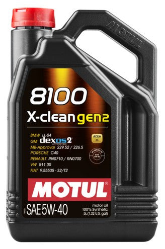 MOTUL 8100 X-clean gen2 5W-40 5L motorolaj