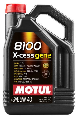 MOTUL 8100 X-cess gen2 5W-40 4L motorolaj