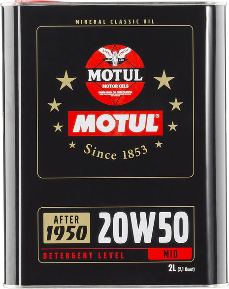 MOTUL Classic Oil 20W-50 2L oldtimer motorolaj