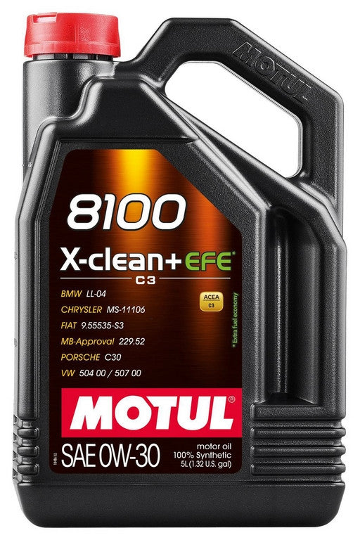 MOTUL 8100 X-clean+ EFE 0W-30 5L motorolaj