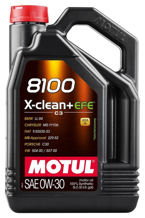 MOTUL 8100 X-clean+ EFE 0W-30 5L motorolaj