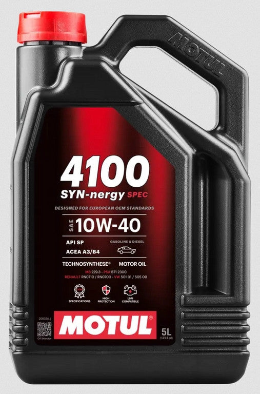 MOTUL 4100 SYN-nergy Spec 10W-40 5L motorolaj