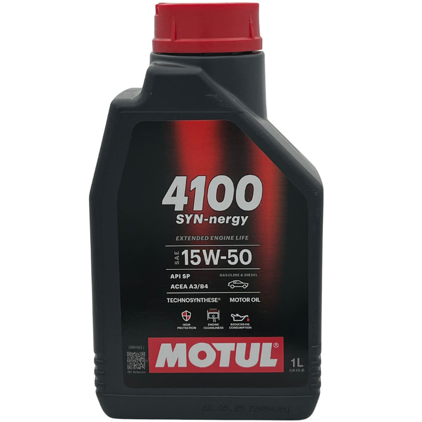 MOTUL 4100 SYN-nergy 15W-50 1L (4100 Power 15W50 utódja) motorolaj