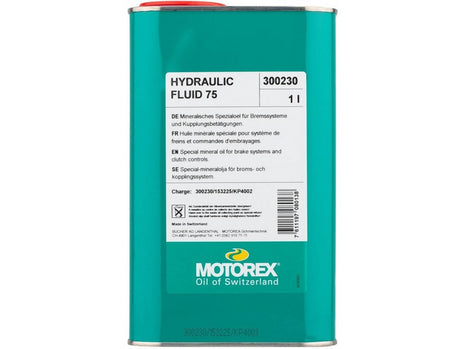 MOTOREX Hydraulic Fluid 75 1L (ásványi fék és kuplung folyadék)
