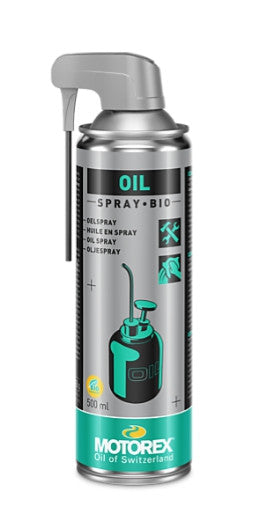 MOTOREX Bio Oil Spray 500ml (biológiailag lebomló olajspray)