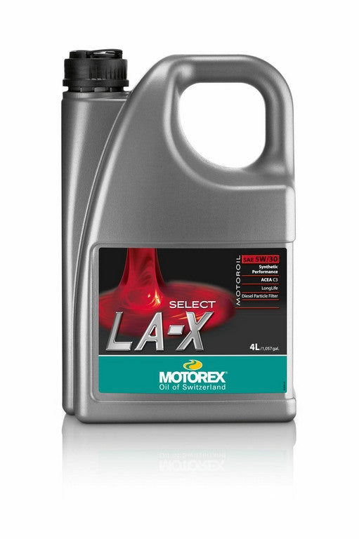 MOTOREX SELECT LA-X 5W-30 4L (C2, C3 BMW, MB, VW, Fiat, GM) motorolaj