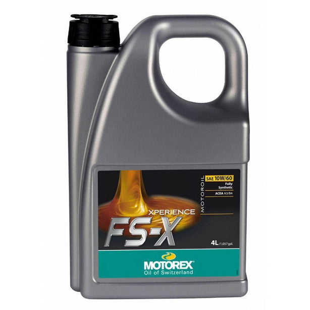 MOTOREX XPERIENCE FS-X 10W-60 4L (BMW,MB,VW,Porsche,Renault,Fiat) motorolaj