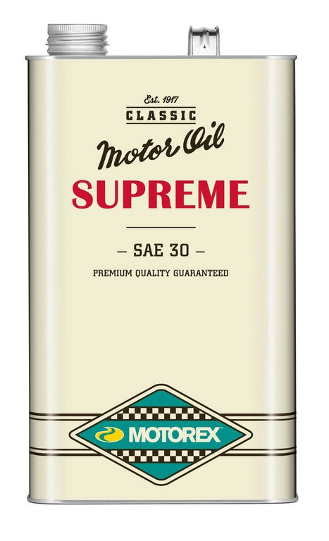 MOTOREX Supreme SAE 30 5L ( oldtimer olaj ) oldtimer motorolaj