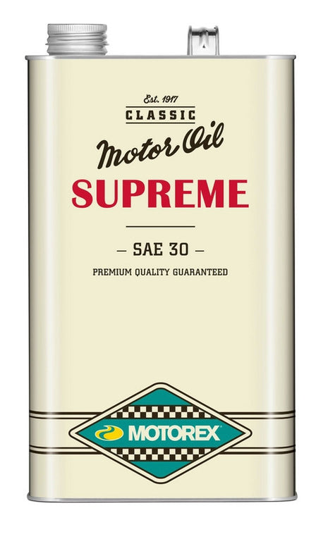 MOTOREX Supreme SAE 30 5L ( oldtimer olaj ) oldtimer motorolaj