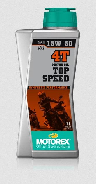 MOTOREX Top Speed 4T 15W-50 MA2 1L motorkerékpár motorolaj