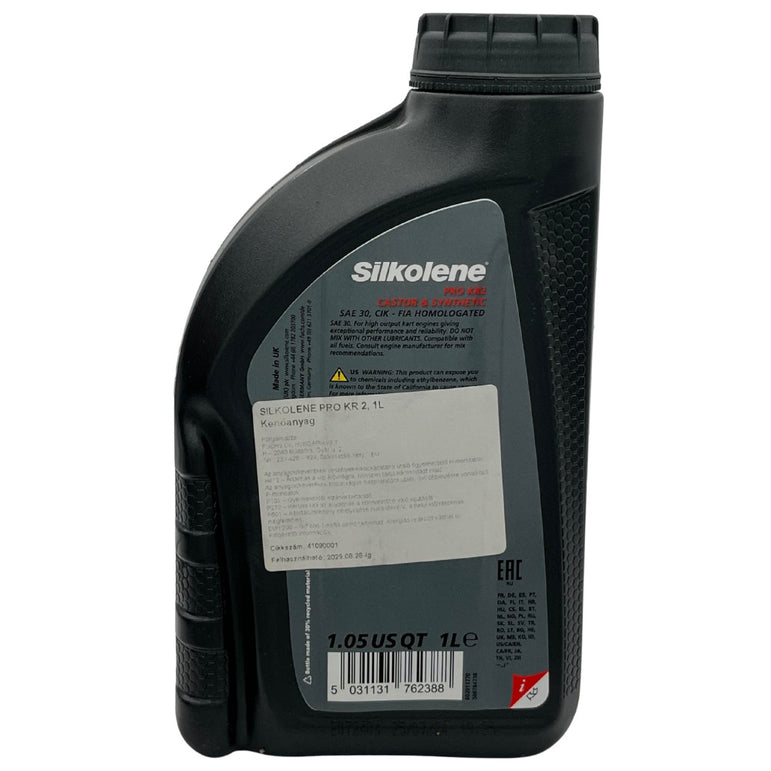 Fuchs Silkolene Pro KR2 SAE 30 2T 1L (gokart olaj) 2T keverék olaj; versenyolaj