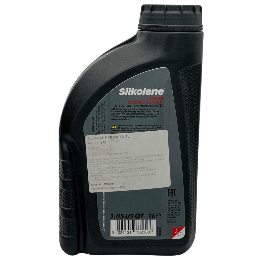 Fuchs Silkolene Pro KR2 SAE 30 2T 1L (gokart olaj) 2T keverék olaj; versenyolaj