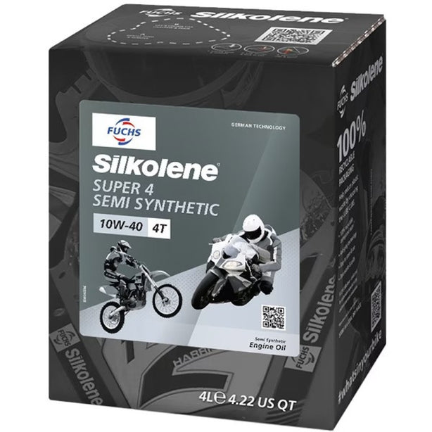 Fuchs Silkolene Super 4 10W-40 4L motorkerékpár motorolaj