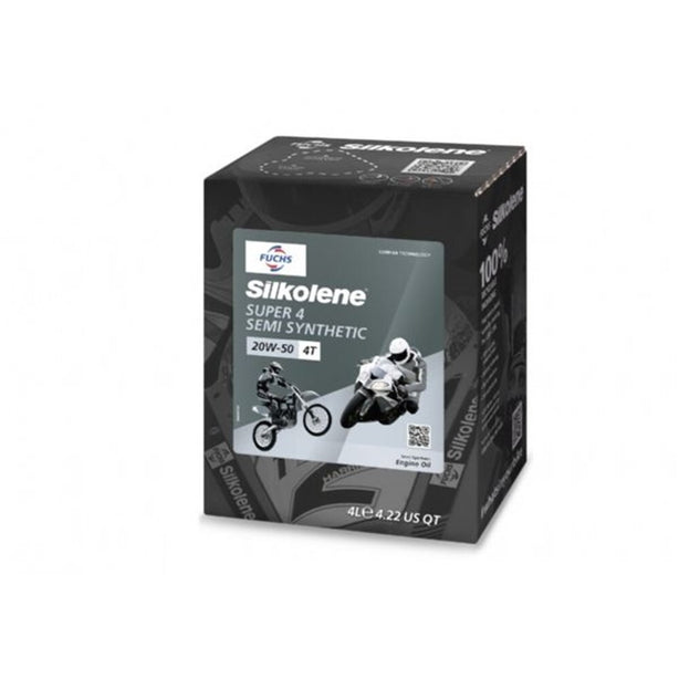 Fuchs Silkolene Super 4 20W-50 4L motorkerékpár motorolaj