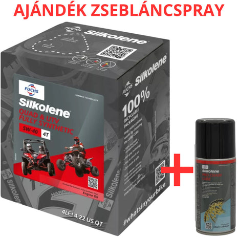 Fuchs Silkolene Quad & UTV 5W-40 4L motorkerékpár motorolaj