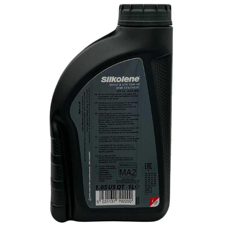 Fuchs Silkolene Quad & UTV Semi Synthetic 10W-40 4T 1L motorkerékpár motorolaj