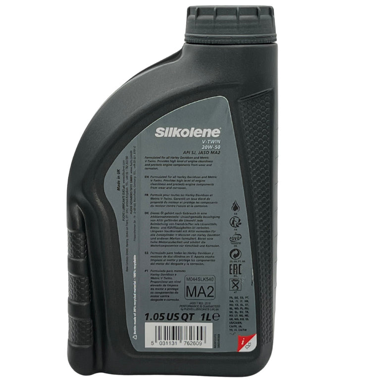 Fuchs Silkolene V-Twin 20W-50 1L Mineral motorkerékpár motorolaj