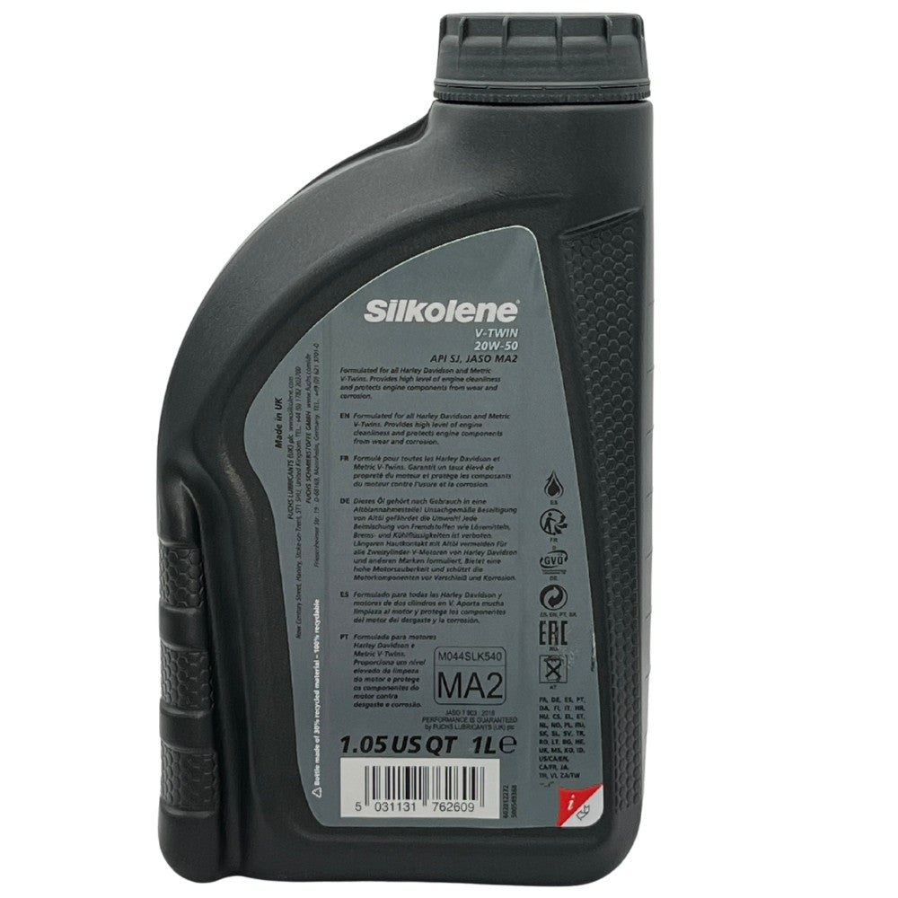 Fuchs Silkolene V-Twin 20W-50 1L Mineral motorkerékpár motorolaj