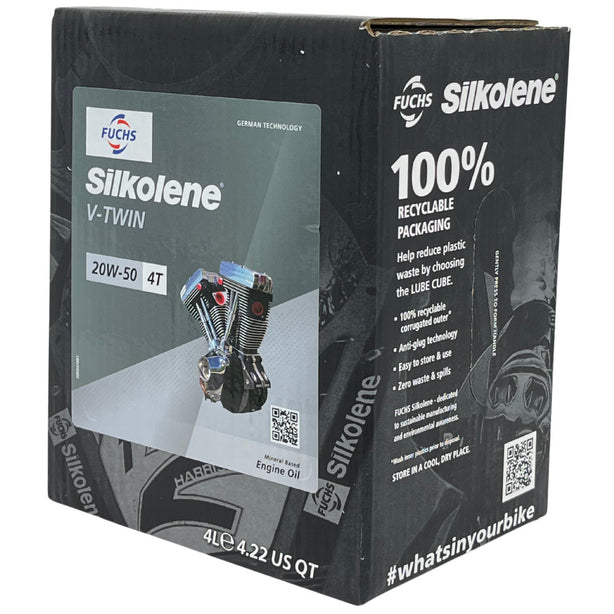 Fuchs Silkolene V-Twin 20W-50 4L Mineral motorkerékpár motorolaj
