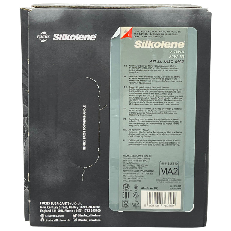 Fuchs Silkolene V-Twin 20W-50 4L Mineral motorkerékpár motorolaj
