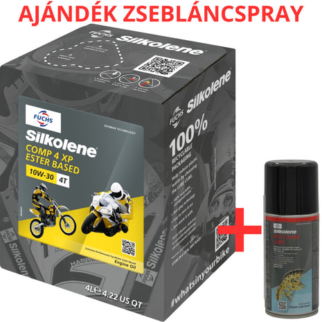 Fuchs Silkolene Comp 4 10W-30 XP 4L motorkerékpár motorolaj
