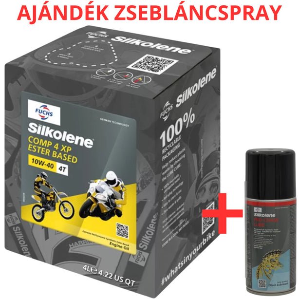 Fuchs Silkolene Comp 4 10W-40 XP 4L motorkerékpár motorolaj