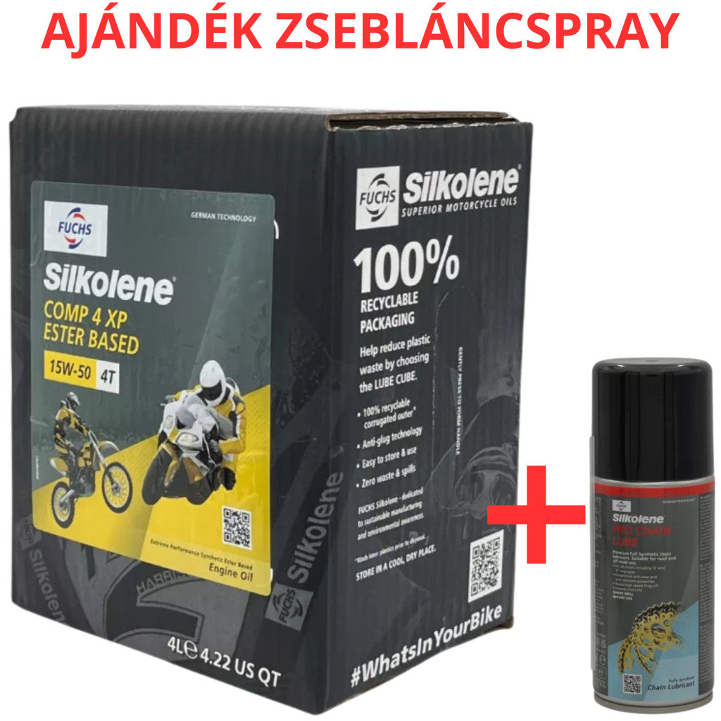 Fuchs Silkolene Comp 4 15W-50 XP 4L motorkerékpár motorolaj