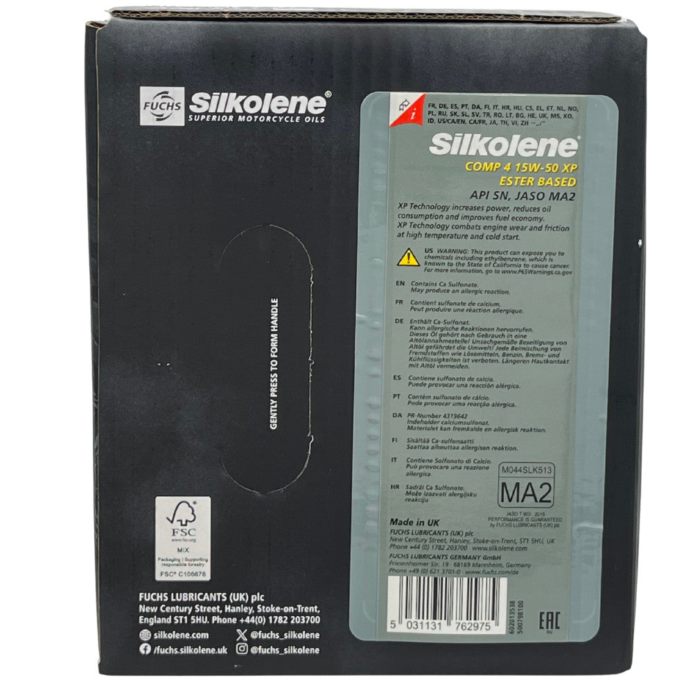 Fuchs Silkolene Comp 4 15W-50 XP 4L motorkerékpár motorolaj