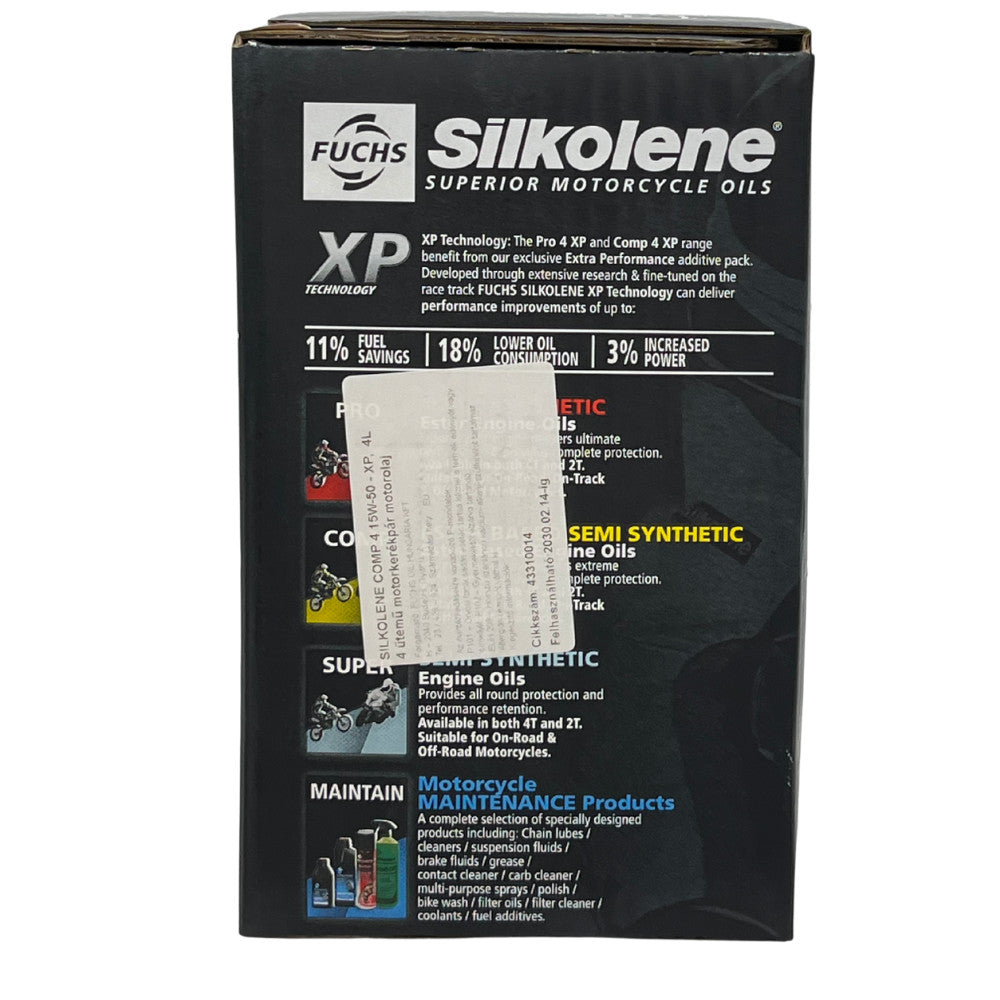 Fuchs Silkolene Comp 4 15W-50 XP 4L motorkerékpár motorolaj