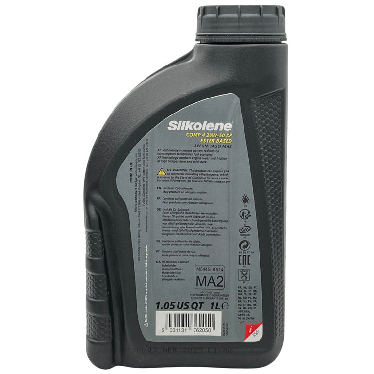 Fuchs Silkolene Comp 4 20W-50 XP 1L motorkerékpár motorolaj