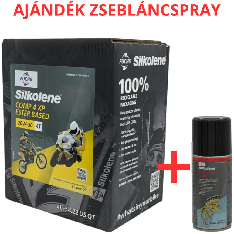 Fuchs Silkolene Comp 4 20W-50 XP 4L motorkerékpár motorolaj