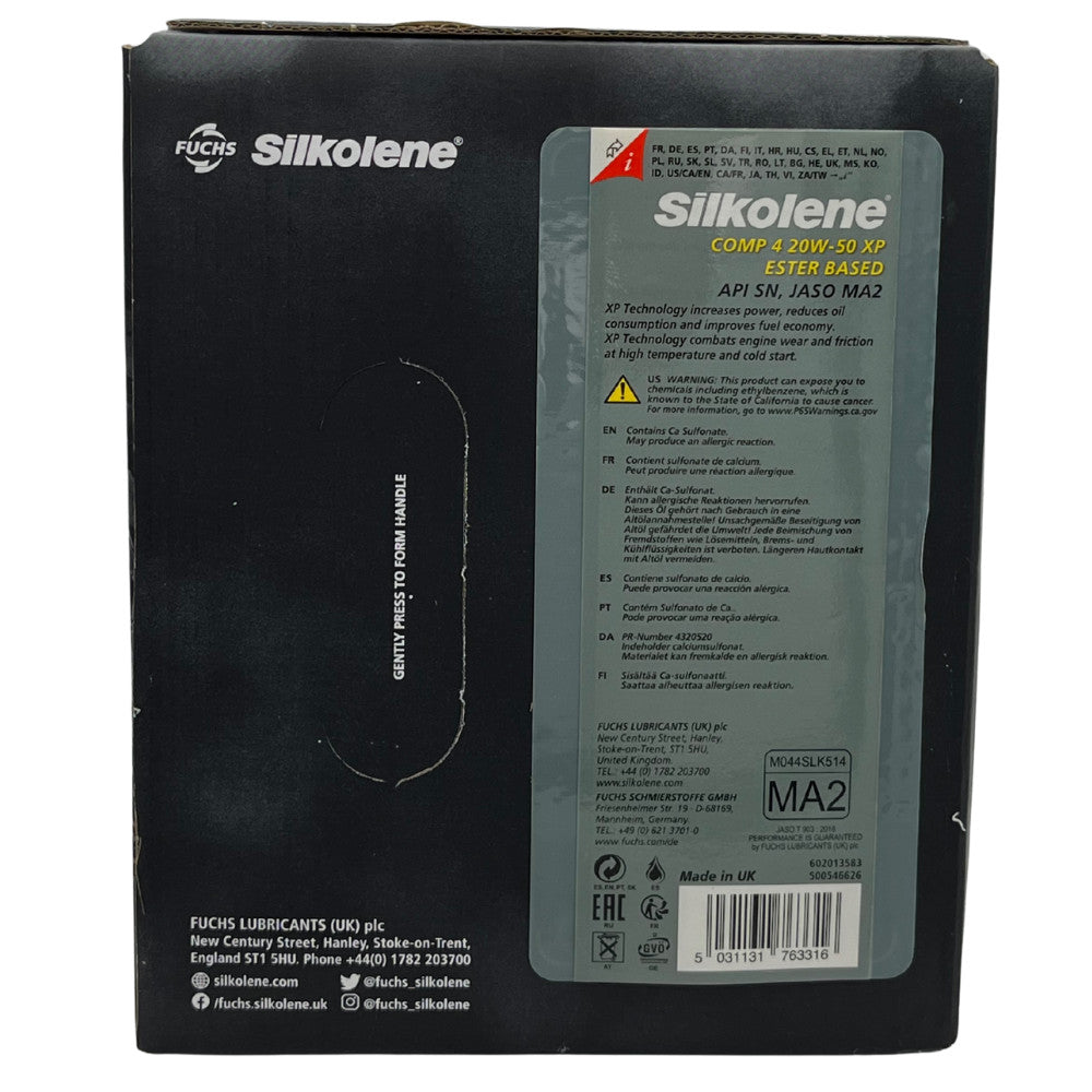 Fuchs Silkolene Comp 4 20W-50 XP 4L motorkerékpár motorolaj