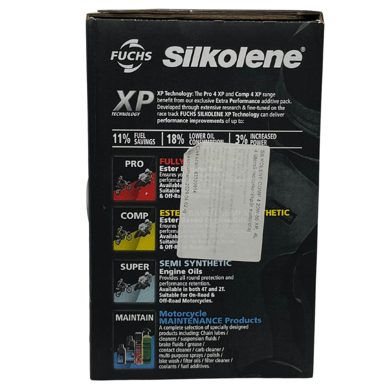 Fuchs Silkolene Comp 4 20W-50 XP 4L motorkerékpár motorolaj