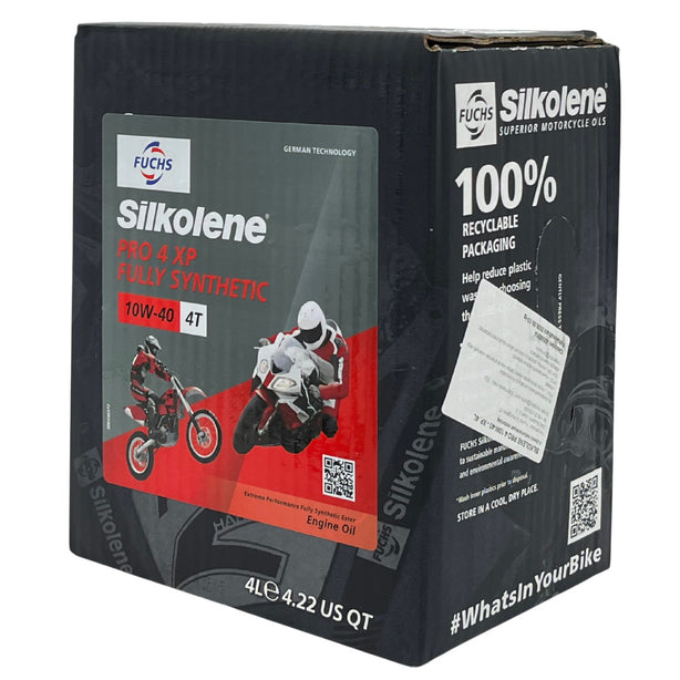Fuchs Silkolene Pro 4 10W-40 XP 4L motorkerékpár motorolaj
