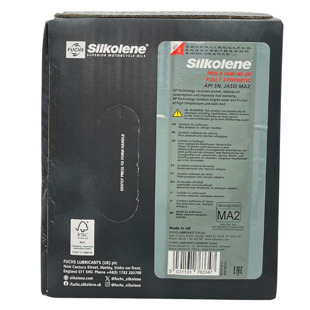 Fuchs Silkolene Pro 4 10W-40 XP 4L motorkerékpár motorolaj