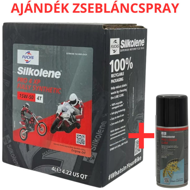 Fuchs Silkolene Pro 4 15W-50 XP 4L motorkerékpár motorolaj