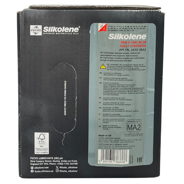 Fuchs Silkolene Pro 4 15W-50 XP 4L motorkerékpár motorolaj