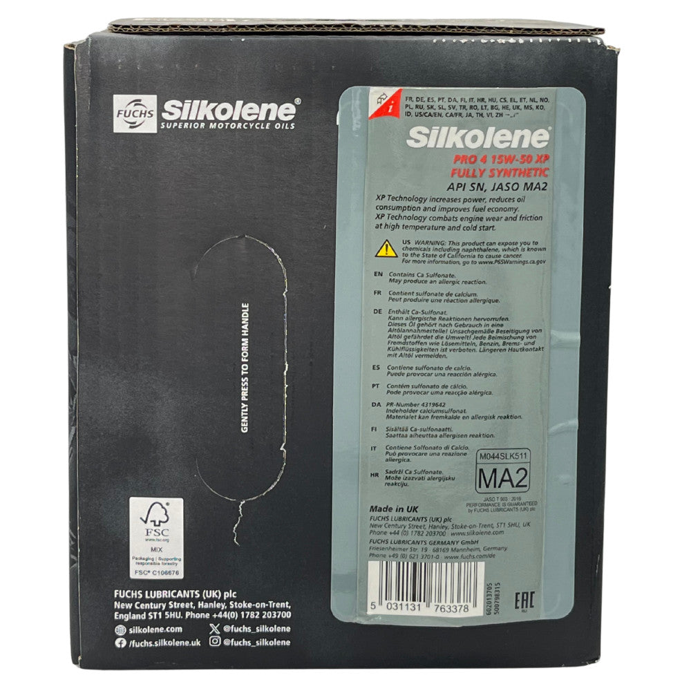 Fuchs Silkolene Pro 4 15W-50 XP 4L motorkerékpár motorolaj
